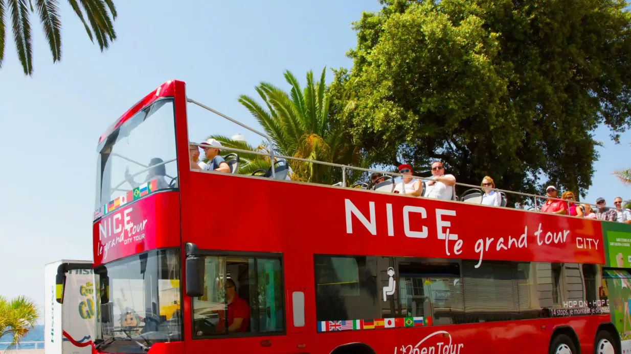 Nice Le Grand Tour: Bus Hop-on Hop-off Fournie par Société Transports Touristiques Niçois