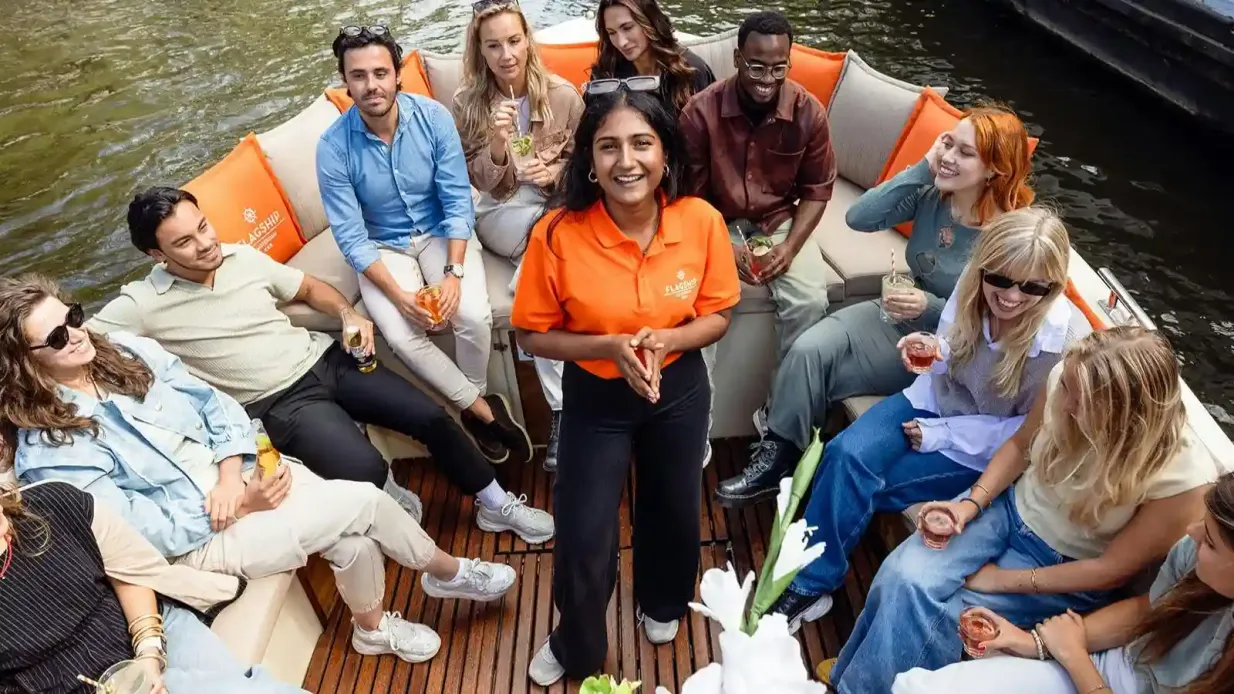Amsterdam: Paseo en barco guiado por el Canal