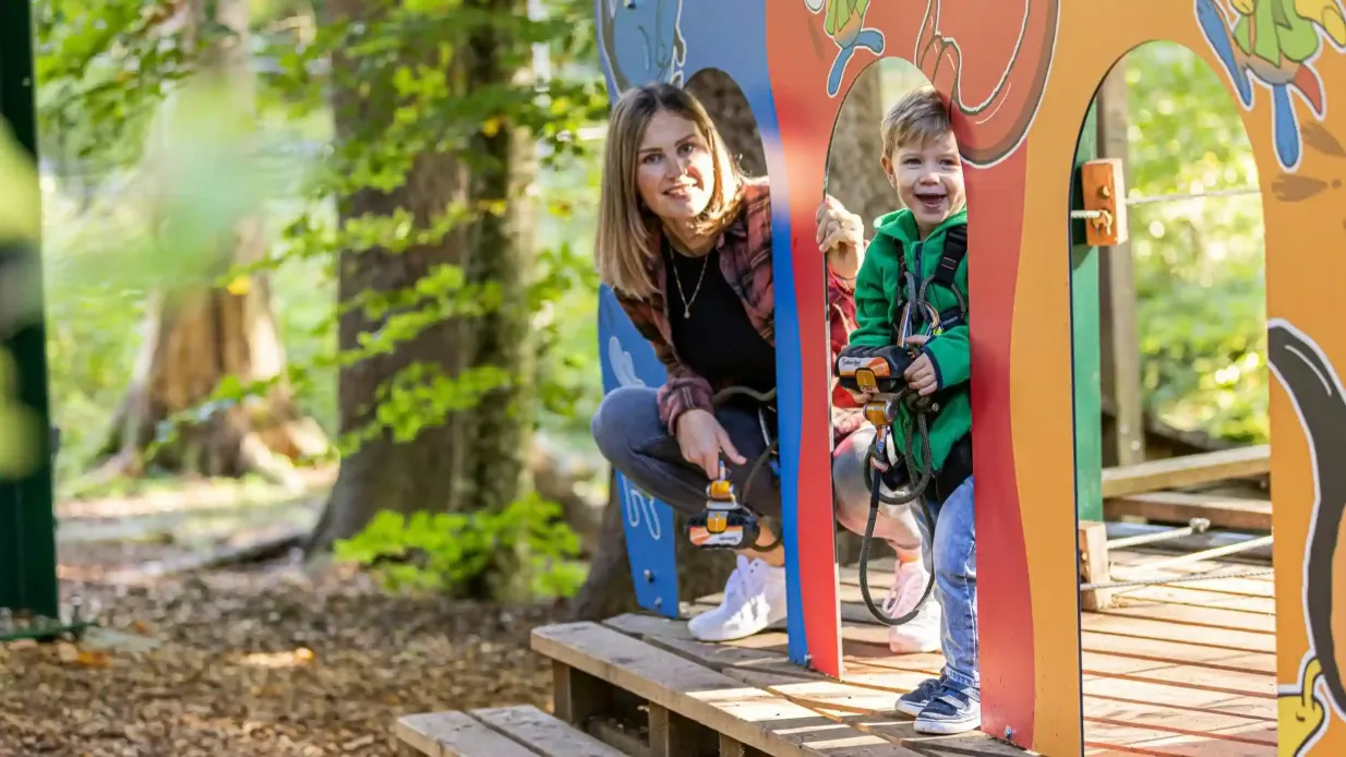 Hochseilpark im Freien: Interlaken Bereitgestellt von Outdoor Interlaken AG