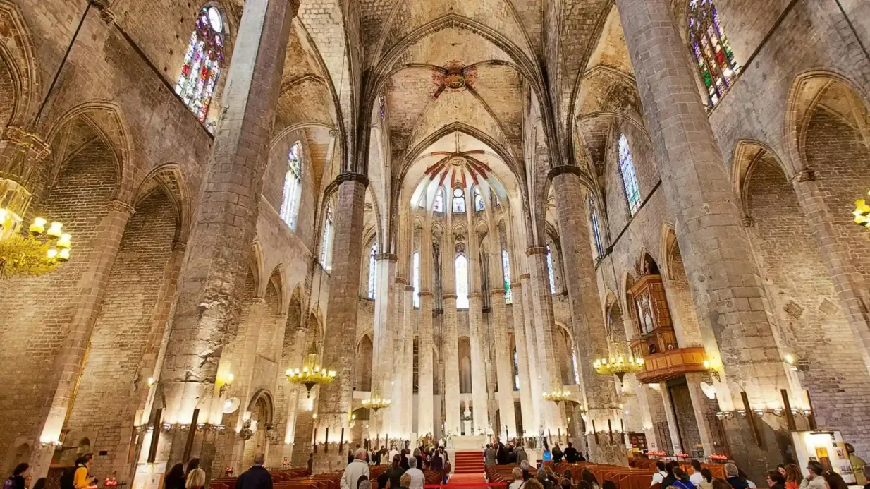 Führung durch Santa Maria del Mar: Innenraum und Terrassen