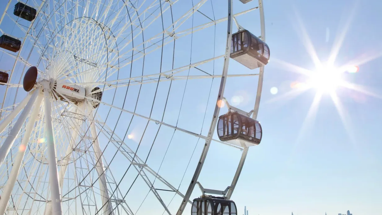 Dream Wheel at American Dream: Entry Ticket Provided by Skyviews of America