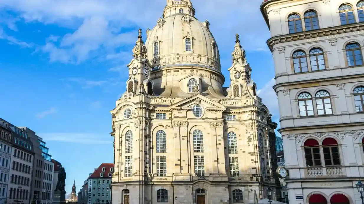 Vieille ville de Dresde, Frauenkirche (intérieur) & Zwinger: visite guidée