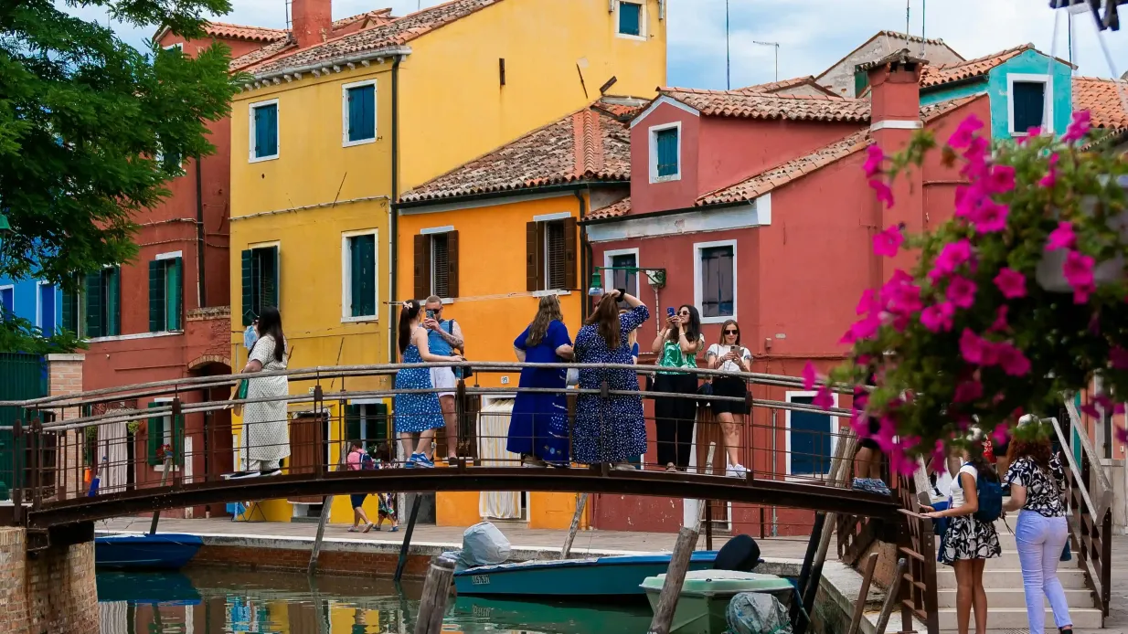 Murano e Burano: Visita guiada com 3 horas livres em Burano