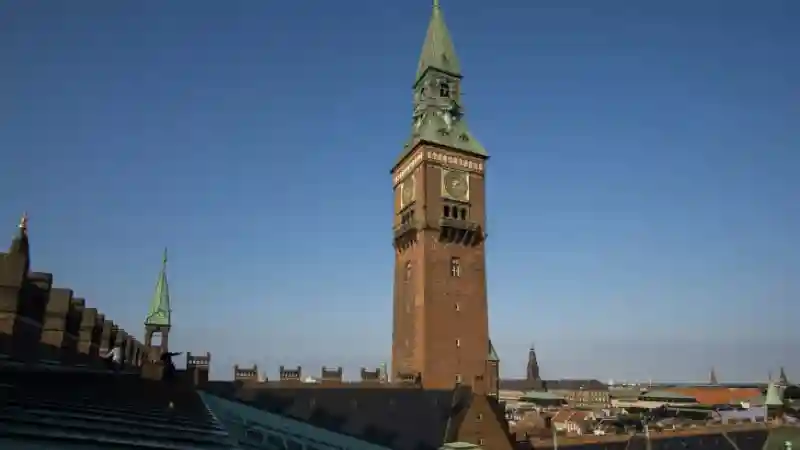 Câmara Municipal de Copenhaga: visita à torre