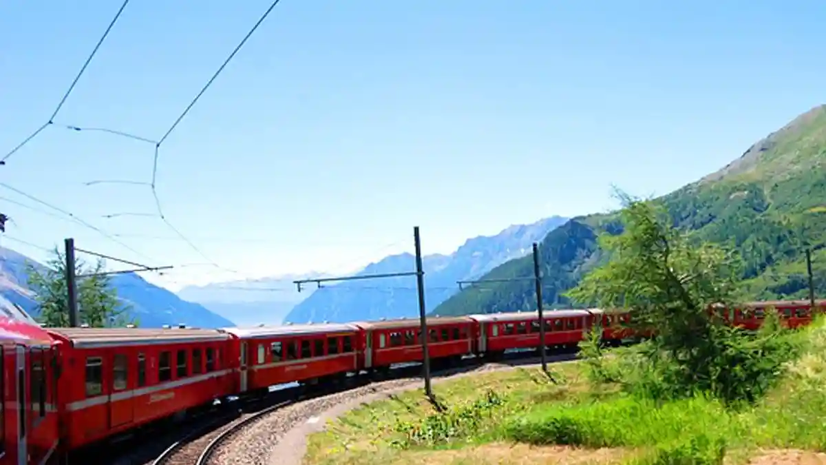 Expérience du train rouge de la Bernina au départ de Milan