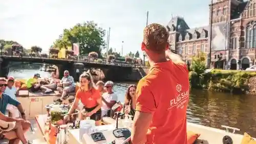 Amsterdam: BBQ & Unlimited Drinks Cruise Provided by Flagship Amsterdam