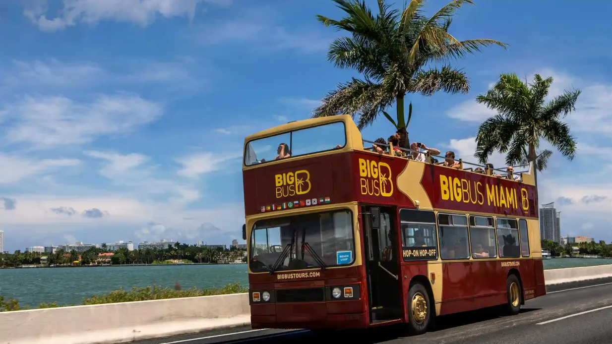 Miami: Recorrido turístico Hop-on Hop-off Operado por Big Bus USA