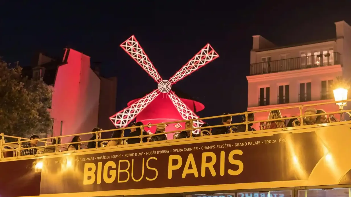 Big Bus Paris: 2-stündige Nachtrundfahrt