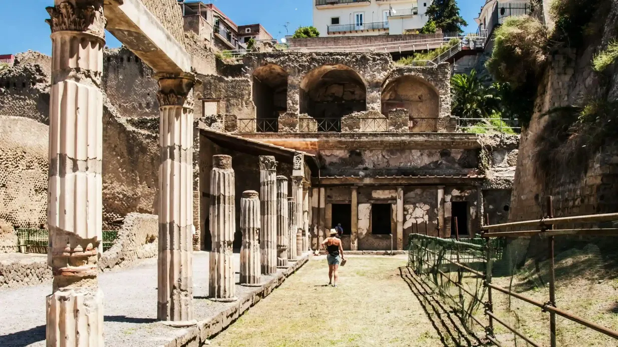 Herculanum : Visite guidée + Trajet aller-retour depuis Naples