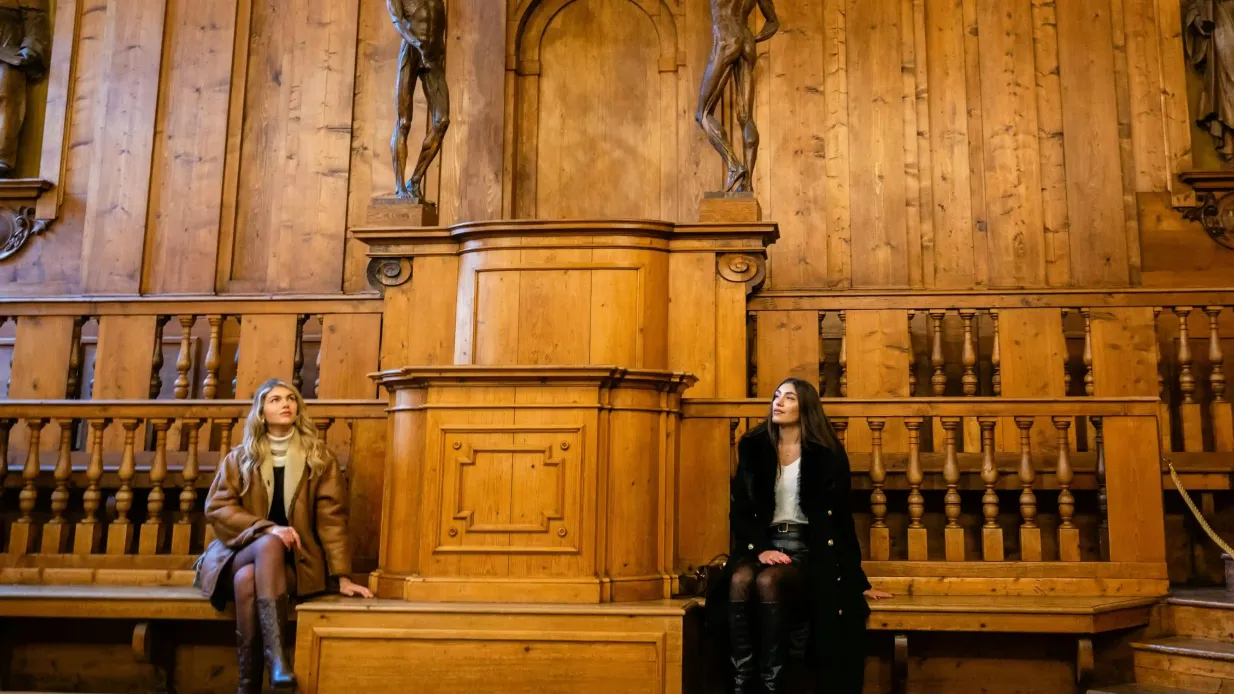 Archiginnasio of Bologna: Audio Guide + Typical Food Tasting Provided by ja srl