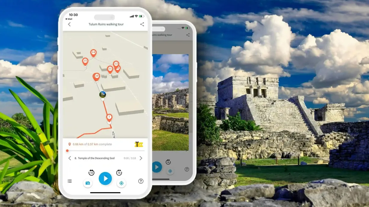 Mayan Ruins of Tulum: Audio Guide App Provided by TouringBee LATAM