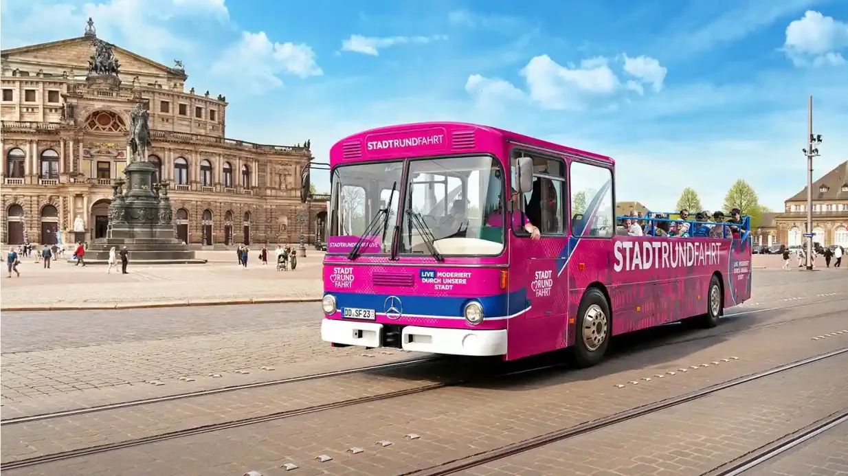 Dresden City Bus Tour Provided by Die Dresdner Stadtrundfahrten GmbH