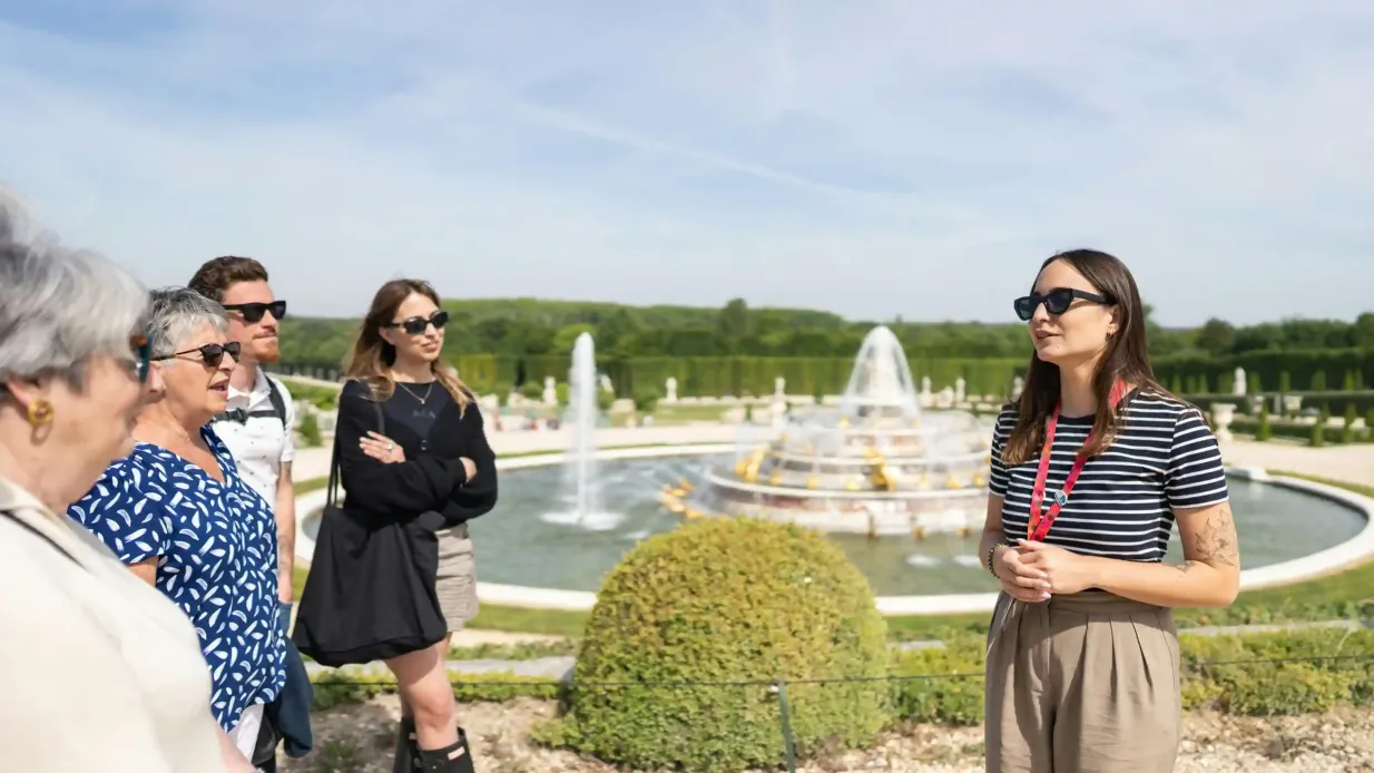 Palacio de Versalles y Jardines: Visita guiada + Tren Operado por Memories France