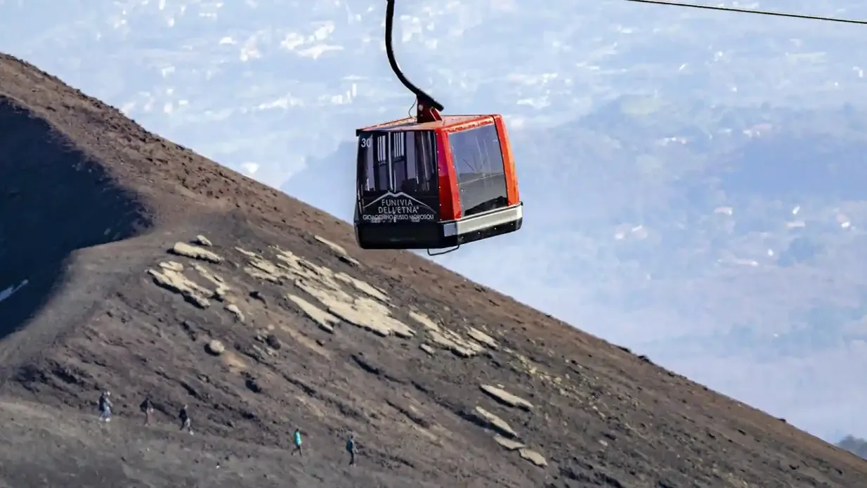 Mount Etna: Roundtrip Cable Car Ticket Provided by Kemedia s.r.l.