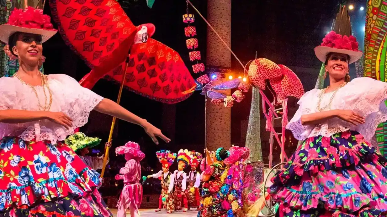 Xcaret di notte: Biglietto d'ingresso Fornito da Experiencias Xcaret Web, SAPI de CV