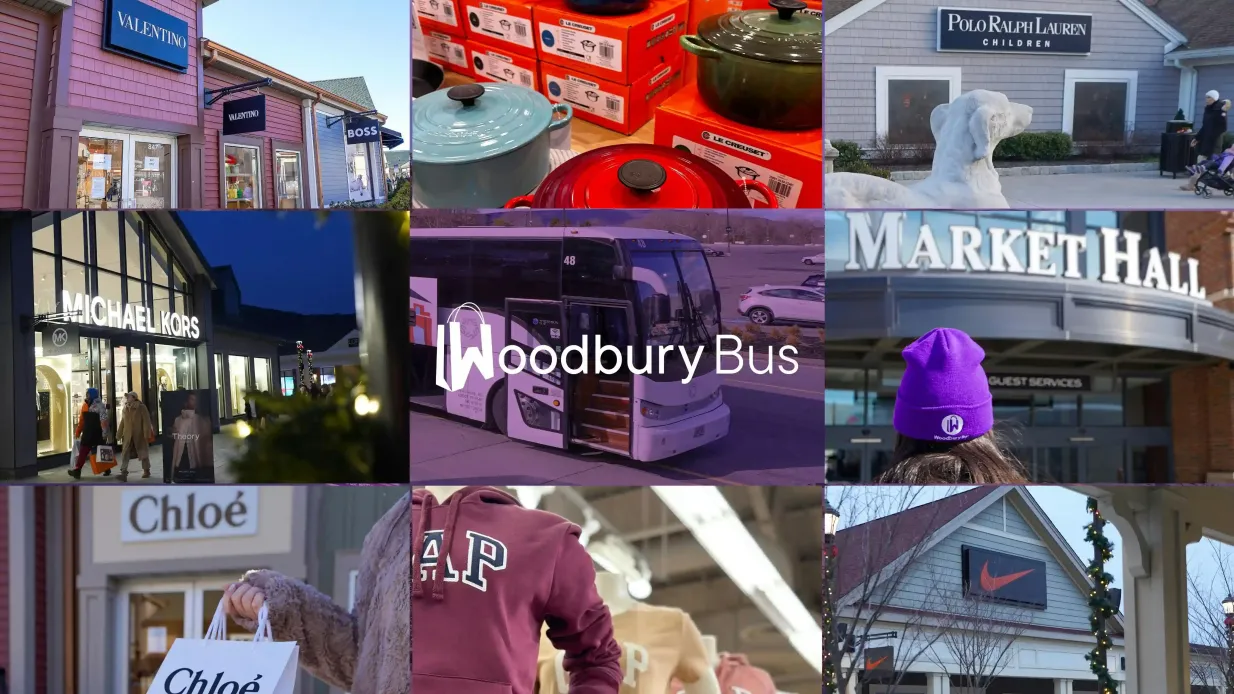 Woodbury Common Premium Outlets: Shopping Tour from Manhattan Provided by Woodbury Bus, Inc