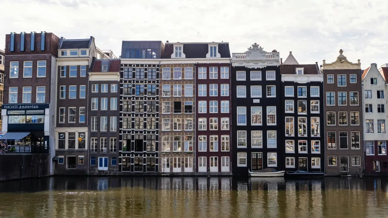 Amsterdam : Visite guidée à pied + Déjeuner de crêpes