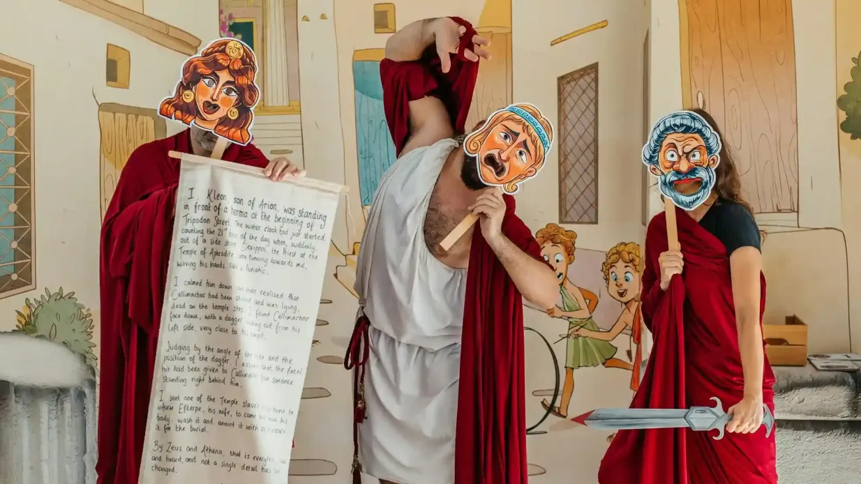 Musée vivant d'Athènes : Théâtre grec antique : expérience de meurtre et de mystère