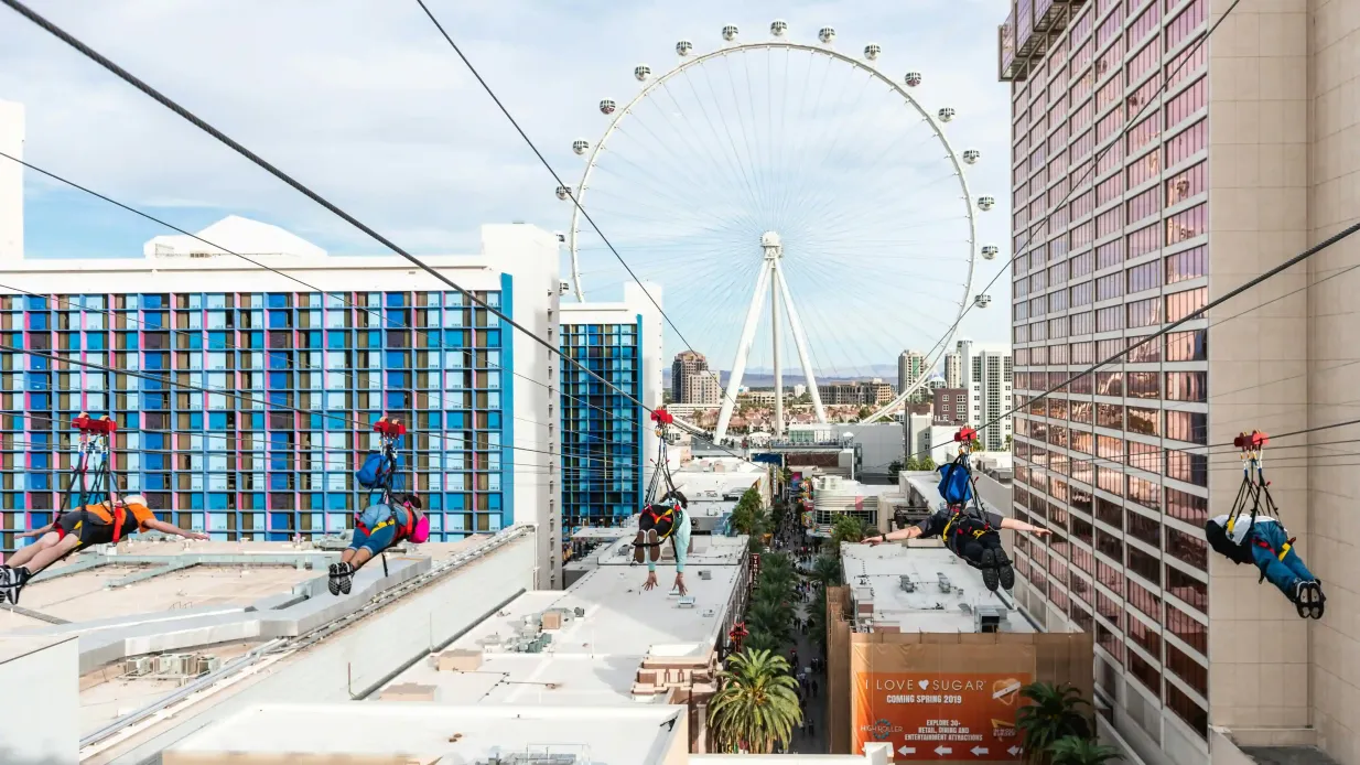 Fly LINQ Seilbahn Las Vegas: Eintrittskarte Bereitgestellt von Caesars Entertainment