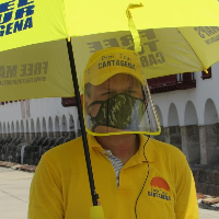 Jesús  — Guia de Free Tour Cartagena. Yellow Umbrella Tours. , Colômbia