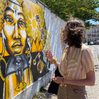 Maïa — Guide in Lisbon Street Art Walk, Portugal