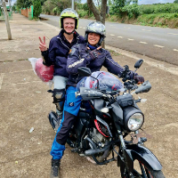Dane — Guide in Motorradtour mit Easy Rider in die Berge und aufs Land, Vietnam