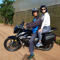 Sao star — Guía del Tour en moto con Easy rider por la montaña y el campo, Vietnam