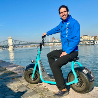 Gábor &mdash; Guide of Discover Budapest on a MonsteRoller E-Scooter, Hungary