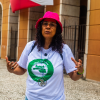 Flávia Hunter &mdash; Guía del City Trails and Streets Tour - Recorrido por Belém do Pará, Brasil