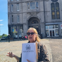 Angelika &mdash; Guide of Free Walking Tour Aberdeen City Centre: Granite City Highlights, Scotland